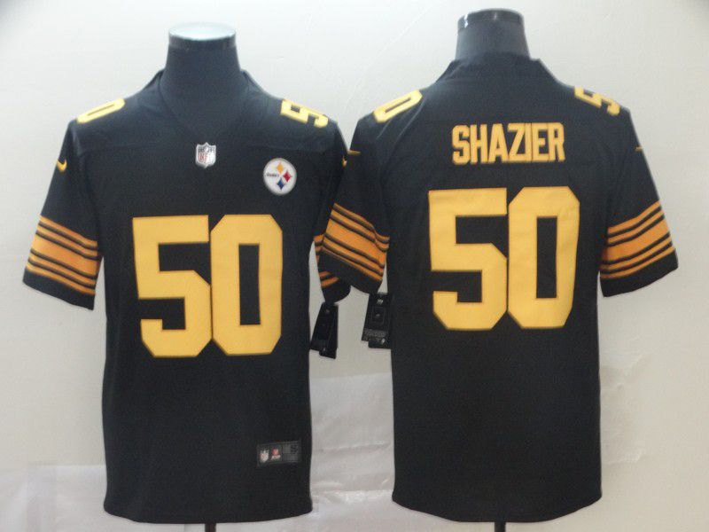 Men Pittsburgh Steelers #50 Shazier Black Nike Vapor Untouchable Limited Playey NFL Jerseys->pittsburgh steelers->NFL Jersey